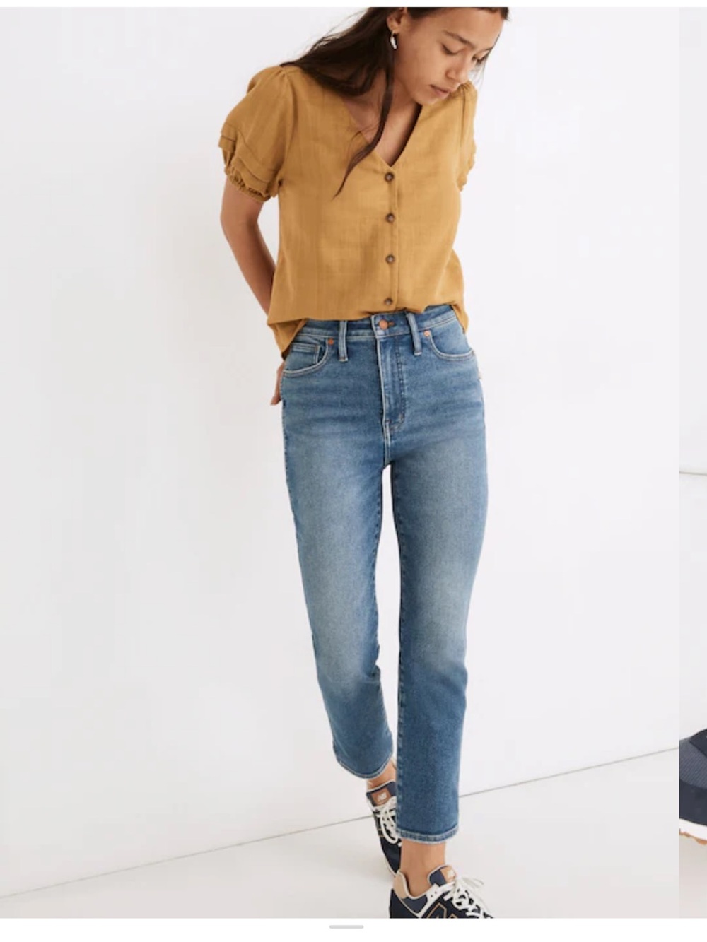 Madewell curvy stovepipe TALL 28